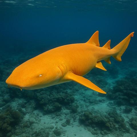 requin-nourrice-orange-un-specimen-dore-qui-intrigue-les-scientifiques