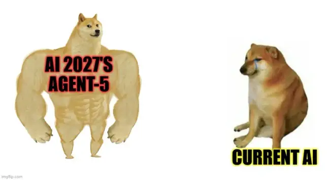 [MEME]
Swole doge: AI 2027 AGENT-5
Normal doge: Current AI