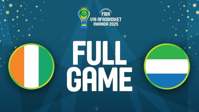 Group Phase | Côte d'Ivoire v Sierra Leone | Full Basketball Game | FIBA U16 AfroBasket 2025