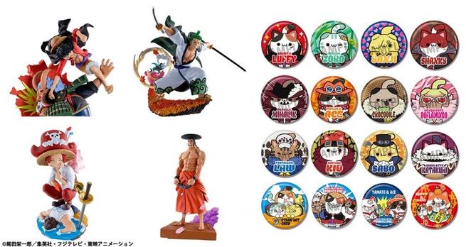 『ワンピース』より、プチラマ LOGBOX RE BIRTH ワノ国編 参とMEGA CAT PROJECT ニャンピースニャーン！ 缶バッジコレクションが再販！9月4日（木）予約開始！