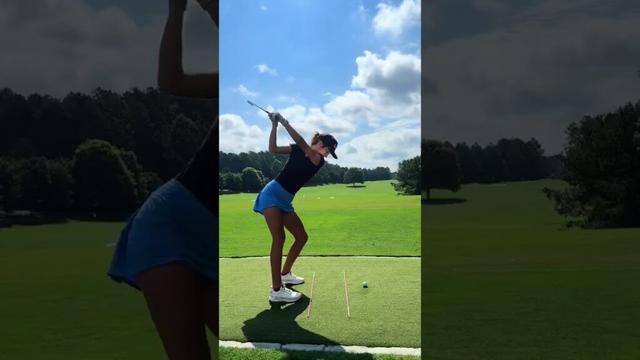 Great stroke #funny #shorts #reels #golf #girl #asmr