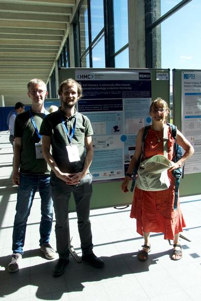 it was wonderful to connect with colleagues such as Markus Kühbach (Humboldt-Universität zu Berlin), Christoph Pauly (Saarland University, NFDI-MatWerk) and Cécile Hébert (EPFL)