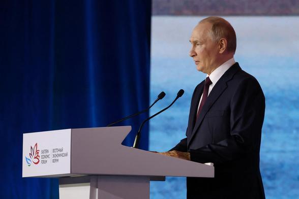 El presidente ruso, Vladímir Putin, durante su intervención en el Foro Económico de Vladivostok.