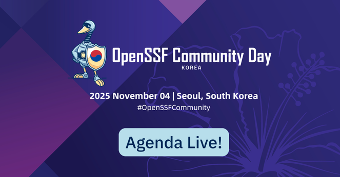 OpenSSF Community Day Korea Agenda Live