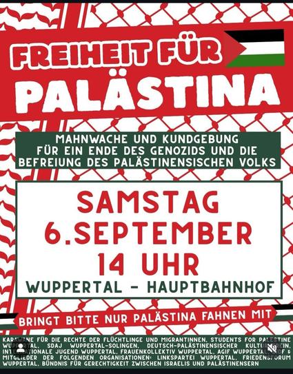 Wuppertal4palestine on Instagram Screenshot