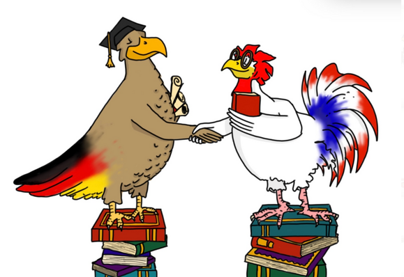 L’amitié franco-allemande. © Louise Chemin.