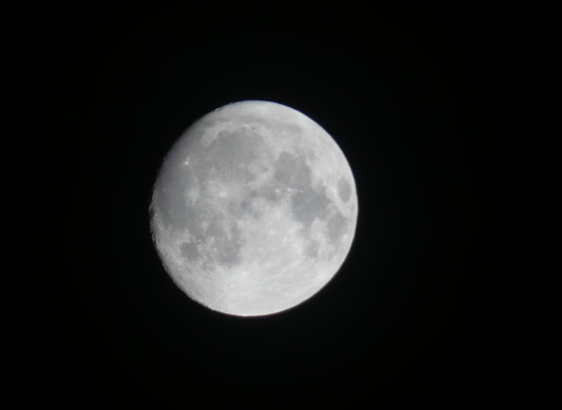 The Moon over Mid Suffolk, England 2025-09-05 approx 22:00