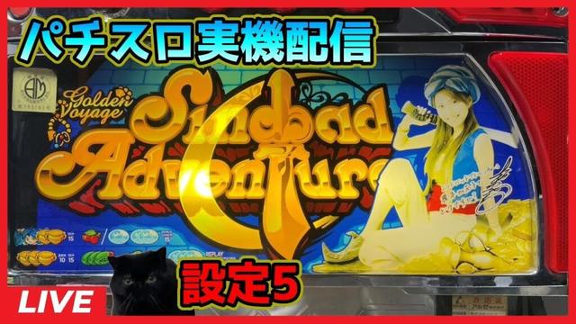 【パチスロ実機配信】シンドバッドアドベンチャーは榎本加奈子でどうですか【設定5】