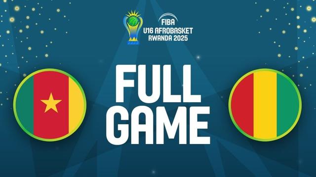 Group Phase | Cameroon v Guinea | Full Basketball Game | FIBA U16 AfroBasket 2025