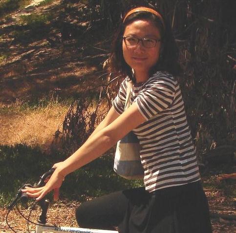 "Sue Kim,” a MIIS student, paused during a bike ride in 2010 to chat with us along the Monterey Bay coastal trail.