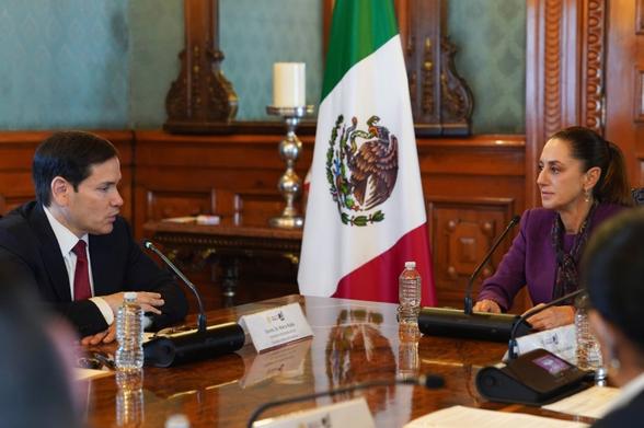 Marco Rubio y Claudia Sheinbaum