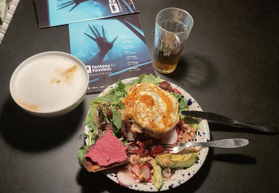 Salat, coffee and the Fantasy Filmfest program