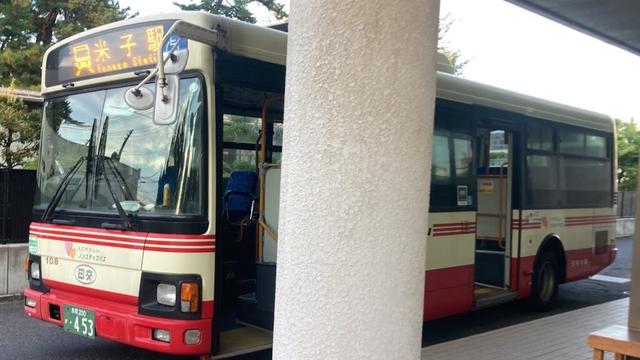 日本交通バス前面展望 車窓 皆生温泉観光センター→米子駅 / 21皆生線 下市入口1807発