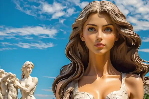 Prompt:  young woman, beautiful face, standing, great body, gorgeous figure, long legs, pretty eyes, long hair, learns PPL programming language, beautiful background, magnificent scenery, Auguste Rodin style, HD, sharp focus, stunningly beautiful, paper mache representation of, 3D, sculptural, textured, handmade, vibrant, fun

Negative prompt: verybadimagenegative, bad_prompt_version2-neg, easynegative, FastNegativeV2, 2D, flat, photo, sketch, digital art, deformed, noisy, blurry, extra eyes, bad eyes, ugly eyes, imperfect eyes, deformed pupils, deformed iris, cross-eyed, poorly drawn face, bad face, fused face, ugly face, worst face, unrealistic skin texture, out of frame, poorly drawn hands, cloned face, double face, blurry, bad quality

Text model: gemma3

Image model: ProtoVisionXL