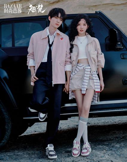 Photo showing Zhou Yiran and Chen Duling