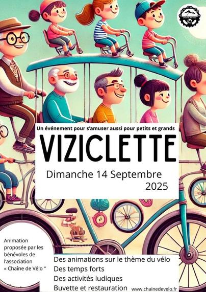 Affiche pour la journée Viziclette