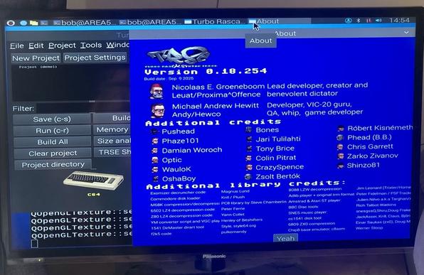 The TRSE About box on RaspberryPi.

source https://lemonspawn.com/turbo-rascal-syntax-error-expected-but-begin/