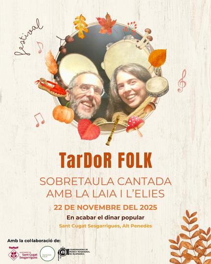 Festival TarDoR FOLK: Sobretaula Cantada amb Laia i Elies