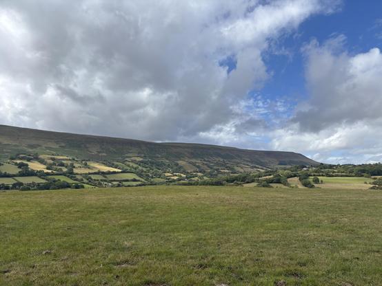 Another view of the Black Mountains. The weather is slightly nicer with a but more sun and blue sky.