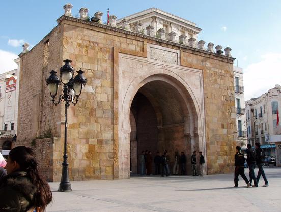 celebrated gate, in Tunis