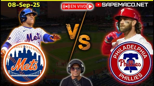 ニューヨークメッツvsフィラデルフィアフィリーズ、エンビボ。 （08-Sep-25）