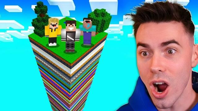 Minecraft Ale ŚWIAT MA 100 LOSOWYCH WARSTW!