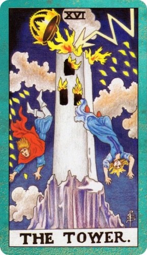 Tarot card: the tower