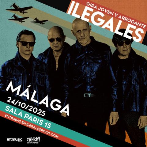 Desde su regreso en 2015, ILEGALES han protagonizado un ascenso vertiginoso en cuanto a venta de entradas, presencia en festivales y venta de discos. #Rock #RnR #GarageRock #Punk #PunkRockHistory @punkrockhistory.bsky.social
https://conciertosya.com/ILEGALES-Malaga #LaFactoríadelRitmo