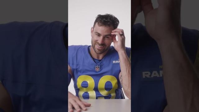 Rams players audition for Spanish soap operas 🧼 🎬 #nfl #rams #shorts