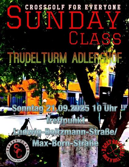 Crossgolf Werbe Bild für ein Turnier