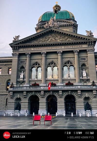 Bundeshaus in Bern, Schweiz
