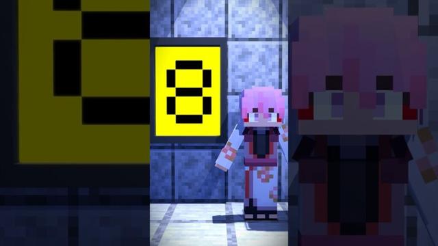 マイクラで88888888/PiKi #minecraftanimation #マイクラ #マインクラフト#8番出口