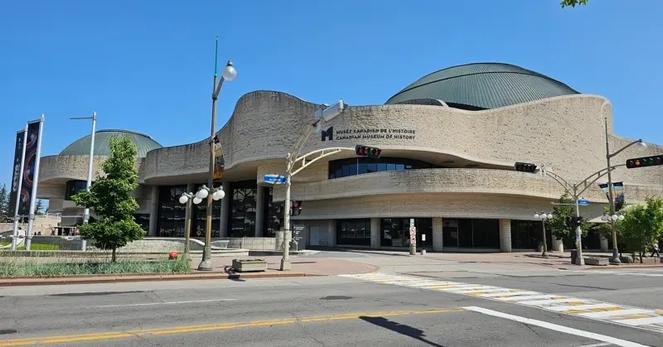 Canadian Museum of History in Gatineau, Quebec, Canada. Photo by Linda Aksomitis.