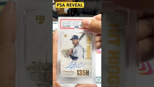 FernandoTatísJrSan Diego Padres PSA Reveal #mlb #psa #baseball #sportscards￼