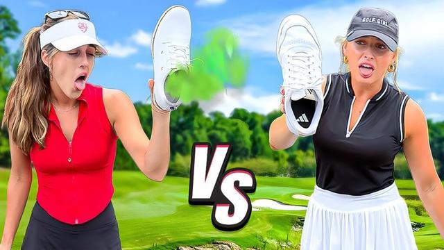 Our First Ever 1v1 Golf Match Ends with a DISGUSTING Punishment! | Golf Girl Games