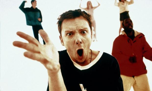 John Simm as a 1990s raver in Human Traffic