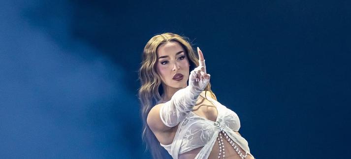 Lola Indigo en el Riyadh Air Metropolitano de Madrid por su gira de estadios La Bruja, La Niña y El Dragón / Aldara Zarraoa