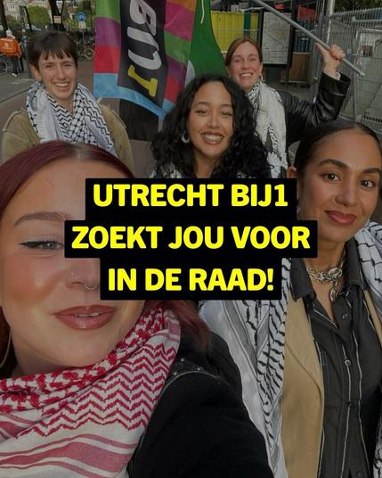 UTRECHT BIJ1 ZOEKT JOU VOOR IN DE RAAD