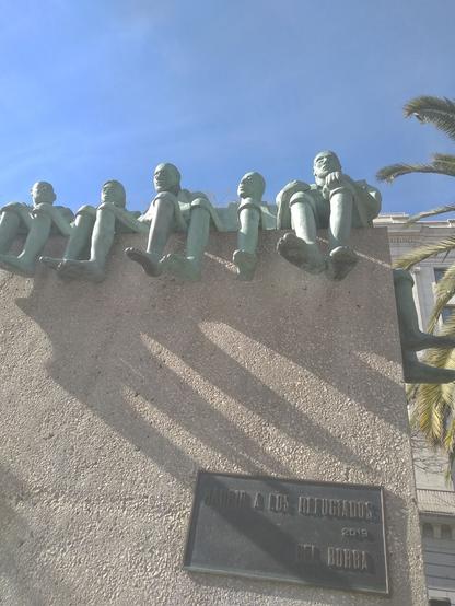 Monumento de Madrid a los refugiados (Bel Borba, 2019).