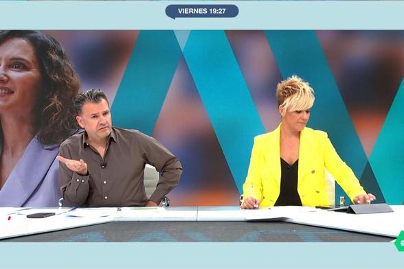 Iñaki López y Cristina Pardo en 'Más Vale Tarde' (MVT)