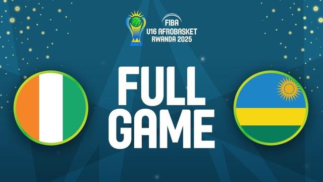 Quarter-Finals | Côte d'Ivoire v Rwanda | Full Basketball Game | FIBA U16 AfroBasket 2025