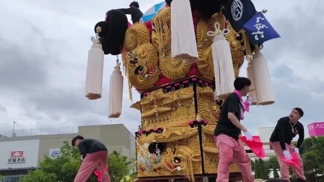 新居浜青年会議所創立60周年記念事業 新居浜おしごとフェス 久保田太鼓台 入場