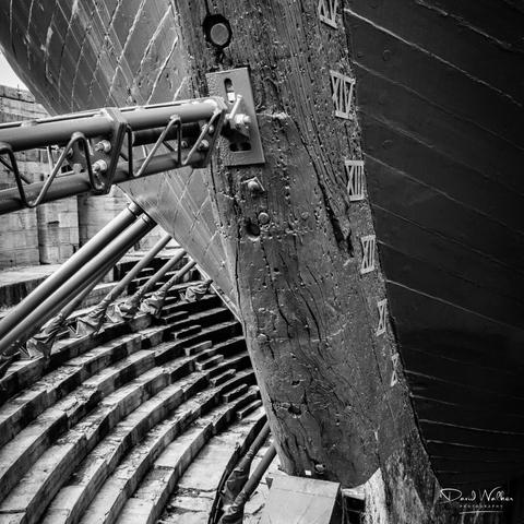 The bows of HMS Victory