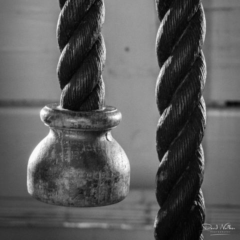 Abstract of rope on HMS Victory