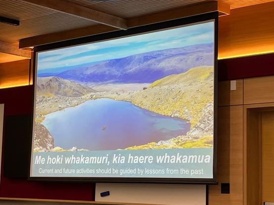 Susie concluded with this Māori whakataukī:
Me hoki whakamuri, kia haere whakamua
Current and future activities should be guided by lessons from the past