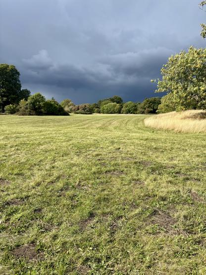 Some moody weather approaching Parliament Piece.