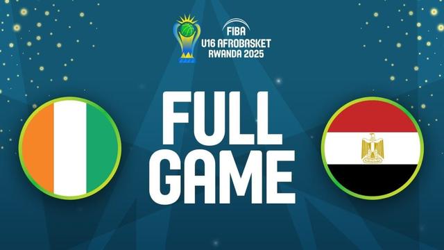Semi-Finals | Côte d'Ivoire v Egypt | Full Basketball Game | FIBA U16 AfroBasket 2025