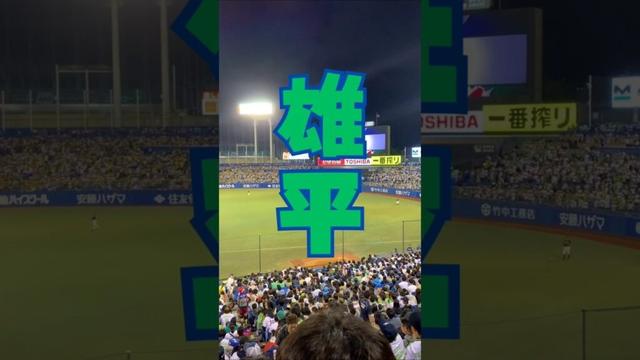 【プロ野球】元ヤクルト 雄平選手のバッティング⚾️ #shorts #野球 #プロ野球 #baseball #swallows #ヤクルトスワローズ #野球観戦 #神宮球場 #野球好き