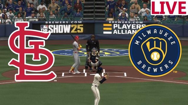 🔴live🔴stルイカージナルスvsミルウォーキーブリューワーズ / 9月13日 / MLBショー25