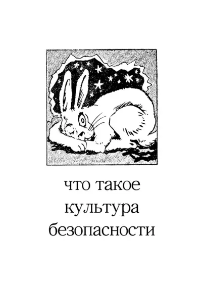 Обложка зина: по центру — чёрно-белый рисунок зайца, который спит с одним открытым глазом, ниже название зина